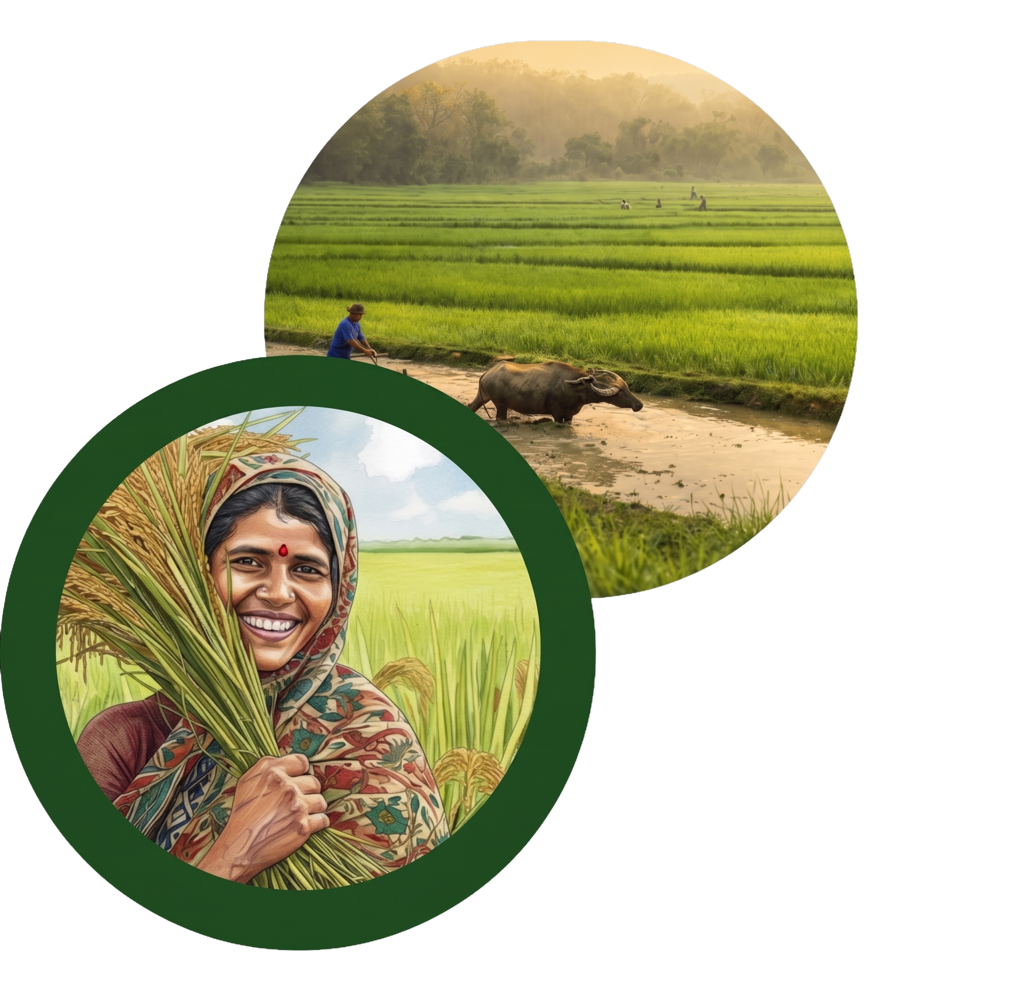 Farmer in field