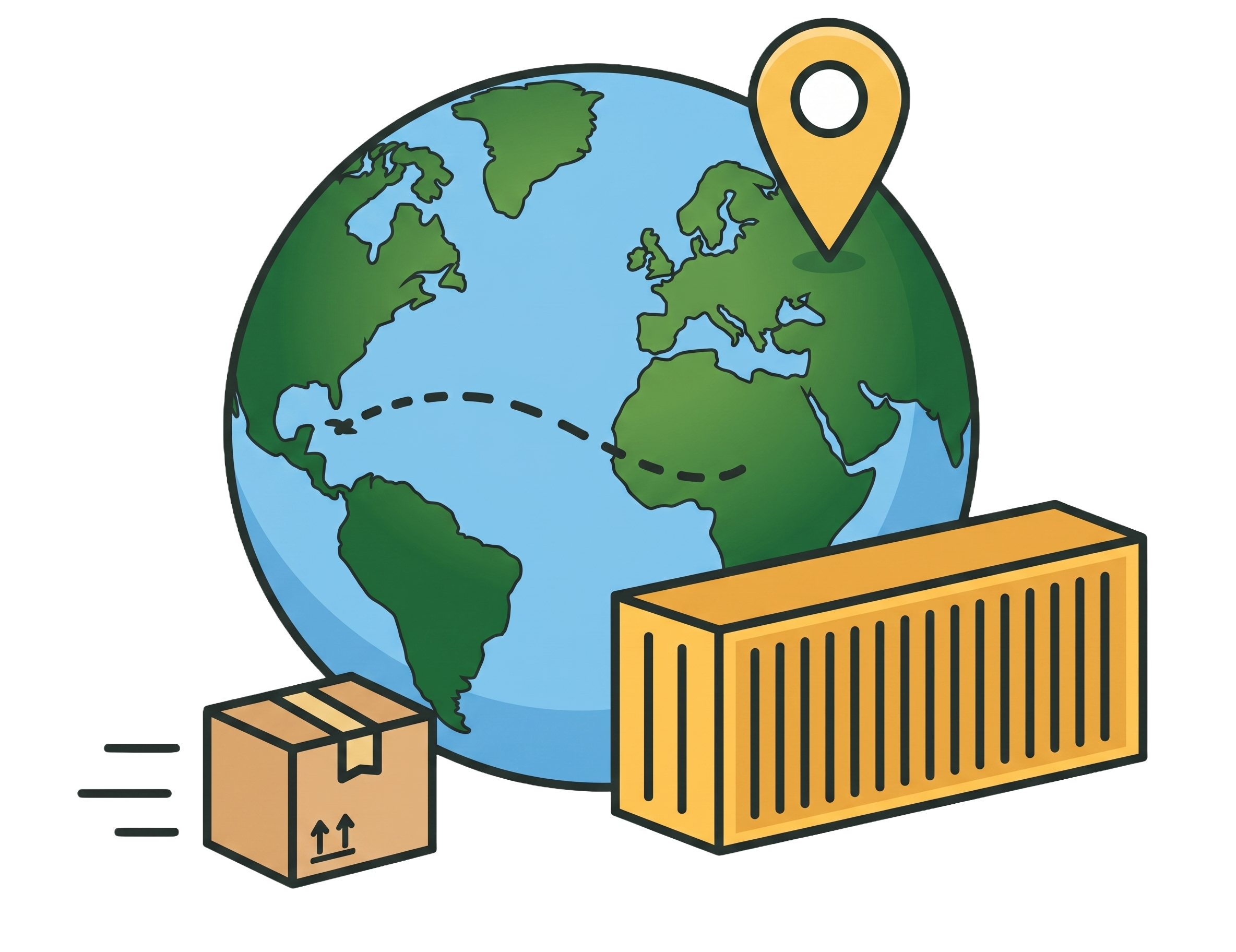 Supply Chain and Logistics icon